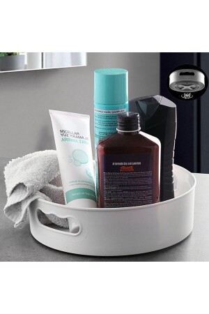 Uydaş 360 Degree Rotating Multi-Purpose Organizer - White - Genel Markalar