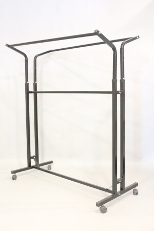 V Adjustable Stand Hanger Wheeled Clothes and Clothes Hanger - Acar Raf