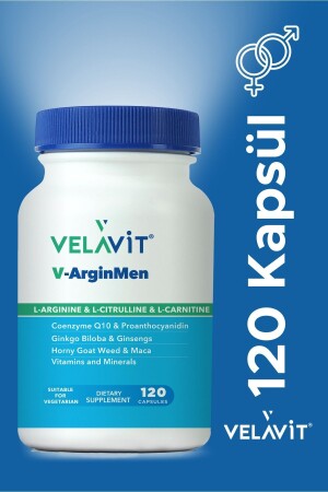 V-ArginMen 120 Capsules - Velavit