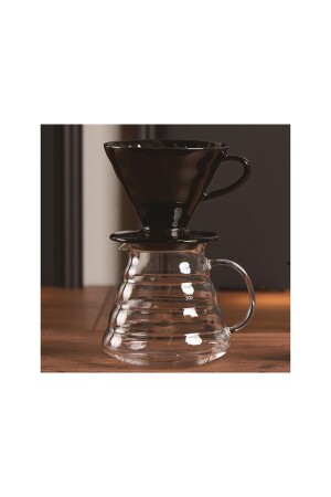 V60-02 Coffee Jug Set Black - Grossberg Coffee