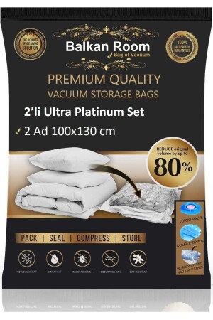 Vacuum Bag 2 Piece Ultra Platinum Set Vacuum Bag Vacuum Bag - Balkan Room