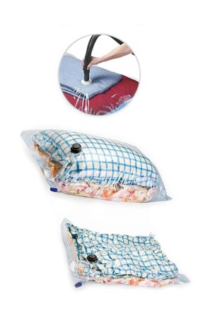Vacuum Bag Vacuum Storage Bag Storage Bag (50x60) 2 Pieces - Ruba Home