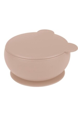 Vacuum Bottom Silicone Lid Bowl Beige 3675058 - Oioi