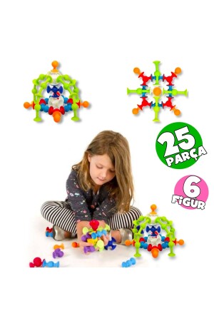 Vacuum Molecule 25 Pieces Building Blocks Fidget Sensory Educational Toy - Thinkmaster