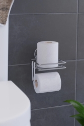 Vakumlu Yapışkanlı Yedekli Tuvalet Kağıtlığı, Banyo Düzenleyici, Tuvalet Kağıdı Askısı SV035 - SUNTEL BANYO VE MUTFAK AKSESUARLARI