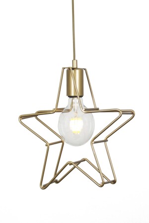 Valencia Star Single Gold Antique Painted Modern Chandelier 3053 01 0400 00 00 - Taşcan Aydınlatma