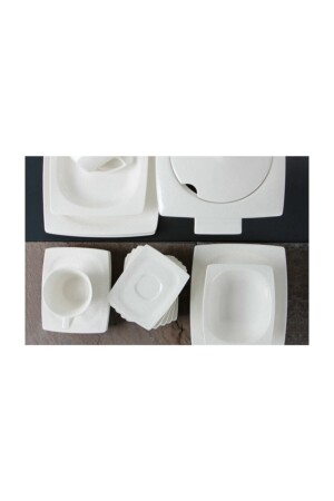 Valeria 86 Piece Dinner Set for 12 Persons 04ALM001994 - Porland