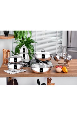 Vallena 16 Piece Steel Dowry Set - Taç