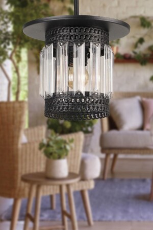 Valo Single Chandelier Black BEG1140 - Begüsa