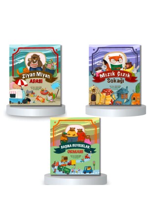 Values ​​Education 3-Piece Storybook Set-dilek Cesur - Enda Yayincilik