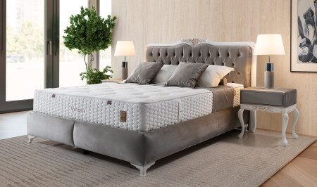 Vanessa Glory Base + Headboard + Mattress - Cadde Yıldız
