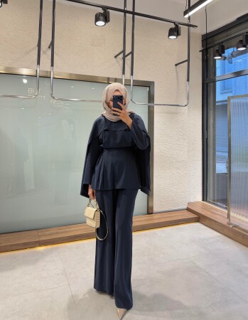 Vanilla Cape Set - Navy Blue - Duendeca