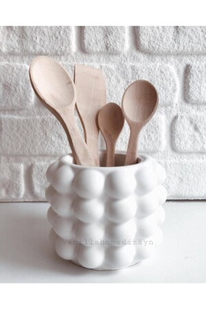 Vanillahomedizayn Bubble Concrete Vase- Pampas Vase - Vanilla Concept