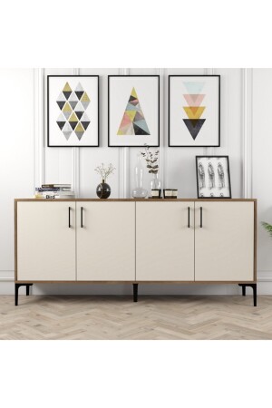 Variant Kyiv Console Walnut Cream kvknsl - Variant Mobilya