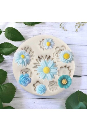 Various Flowers 7 Piece Silicone Candle Mold - Hobi Yap