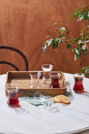 Vefa 6'lı Çay Bardağı Seti - Karaca