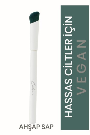 Vegan Drop Concealer Makeup Brush-v709- Wooden Handle 14. 5cm - Soho N.Y.C.
