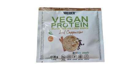 Vegan Protein, Iced Cappuccino - 30 grams (1 serving) - Weider