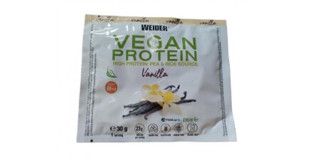 Vegan Protein, Vanilla - 30 grams (1 serving) - Weider