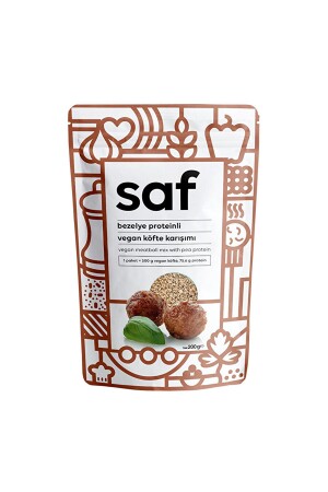 Vegane Fleischbällchenmischung mit reinem Erbsenprotein 200 gr SNHG-0001 - Saf Nutrition