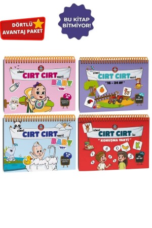 Velcro Time 9-16 Months Baby Girl / Boy - Velcro Time 16-24 and Velcro Talk - Çocuk Akademi