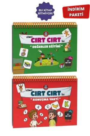 Velcro Values ​​Book and Velcro Talk Time Book Bundle - Çocuk Akademi