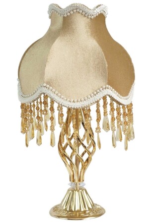 Velvet Covered Flower Decorated Lampshade PRA-2020035-5126 - Nettenevime