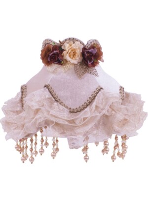Velvet Covered Handmade Classic Model Lampshade Vintage Mink PRA-5474398-6428 - Dekovien