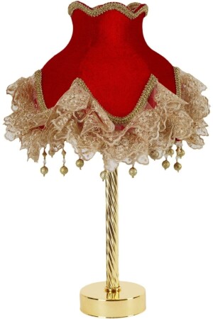 Velvet Covered Handmade Classic Model Lampshade Vintage PRA-4752820-0167 - Dekovien