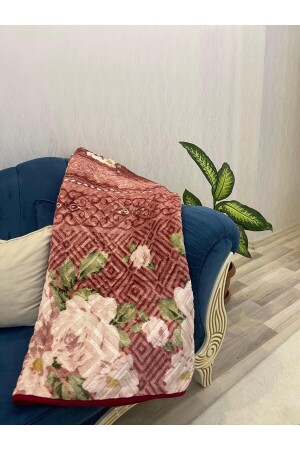 Velvet Self Patterned King Size Blanket - Dormina