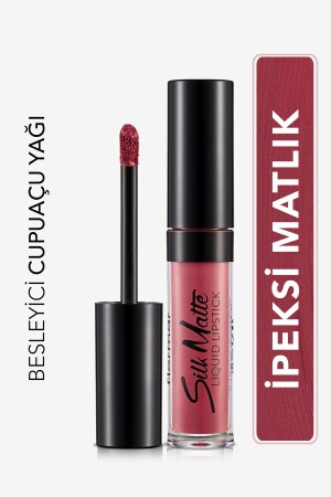 Velvet Textured Liquid Matte Lipstick – Silk Matte Liquid Lipstick – 005 AUTUMN TIMBER – 8690604397341 - Flormar