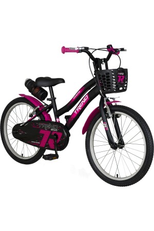 Vento 20 Rims 6-10 Years Old Girl's Bicycle Black-fuchsia 24. 305 - TRENDBIKE