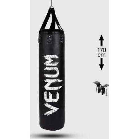 Venum Challenger Punching Bag, 170 cm, filled - Black - Venum