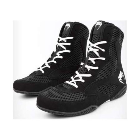 Venum Contender Boxing Shoes - Black/White - Venum