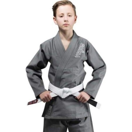 Venum Contender Çocuk BJJ Gi (Beyaz kemer ücretsiz dahil) - Gri - Venum