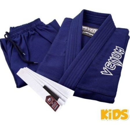 Venum Contender Çocuk BJJ Gi (Beyaz kemer ücretsiz dahil) - Lacivert - Venum