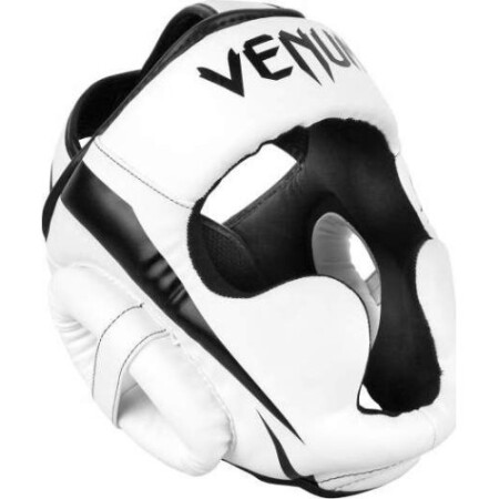 Venum Elite Boxing Helmet - White/Black - Venum
