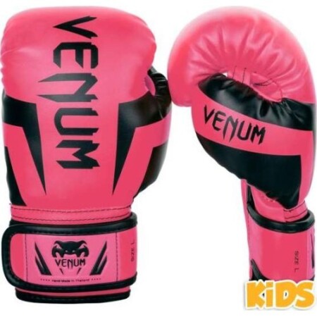 Venum Elite Çocuk Boks Eldivenleri - Özel Seri - Floresan Pembe - Venum
