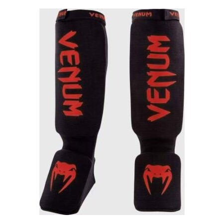 Venum Kontact Beinschützer - Schwarz/Rot - Venum