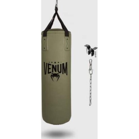 Venum Origins Boks Torbası – Haki/Siyah (montaj elemanlarıyla birlikte) - Venum