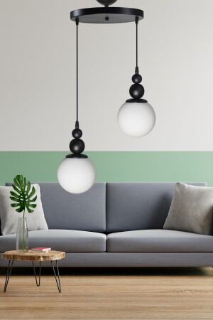 Venus 2-Piece Pendant Lamp Chandelier Special Model - Modern Chandelier - Living Room - Hall - Bedroom VN2 - VEDA AVİZE