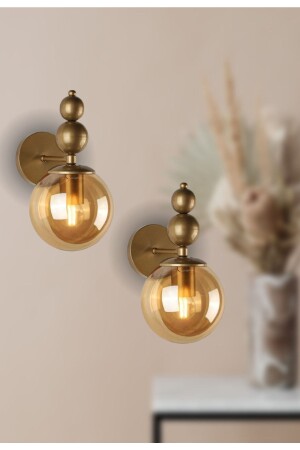 Venus 2-Piece Sconce Antiqued Model Bal Glass Modern Sconce - Veda Avize