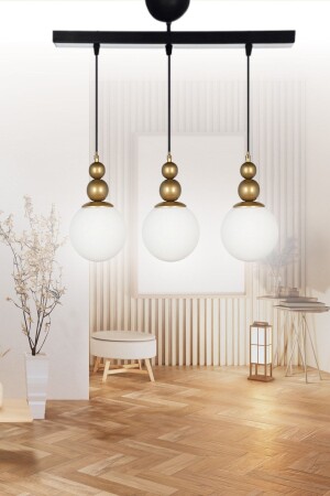 Venus 3-Piece Queen Chandelier Antique-white - Dining Table Special - Living Room - Kitchen - Hall - Bedroom Ven - Pre - VEDA AVİZE