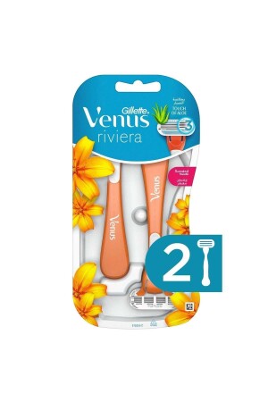 Venus Riviera Disposable Women's Razor Set of 2 - Gillette Venus
