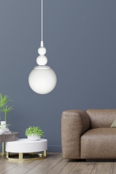 Venus Single Pendant Kronleuchter Sondermodell – Moderner Kronleuchter – Wohnzimmer – Flur – Schlafzimmer VN1 - VEDA AVİZE