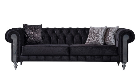Veronica Chester Black Sofa - Cadde Yıldız