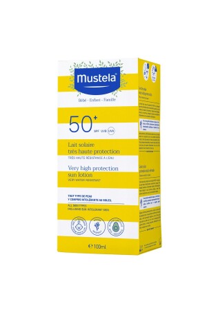 Very High Protection Spf 50 Güneş Kremi 100 ml Yenidoğandan Itibaren Tüm Aile Için mstel11 - Mustela