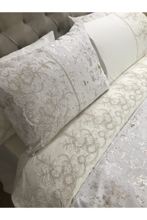 Vessa Bridal Set 100% Cotton Double Duvet Cover Set Bedspread Set - Çeyiz Bahçesi