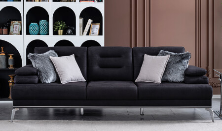 Vienay Black Sofa - Cadde Yıldız