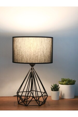 Vienna Black Fabric Black Metal Cylinder Design Lampshade Ayd-2973 AYD-2973 - HOMİNG